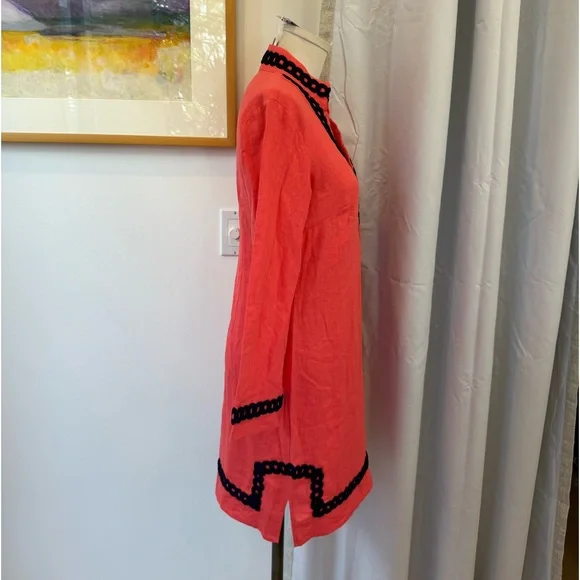 Sail To Sable French Terry Long Sleeve Tunic Dress